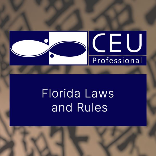 CEU Professional Florida Laws and Rules Course